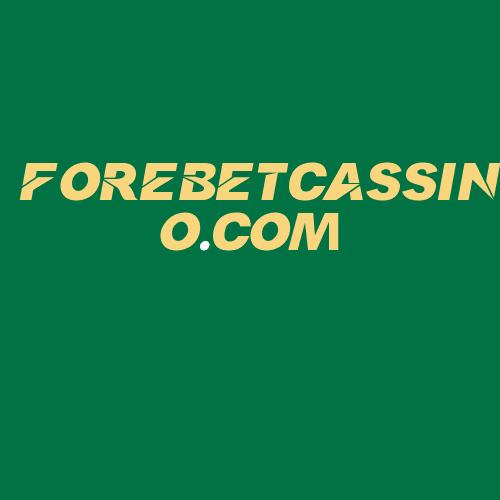 Logo da FOREBETCASSINO